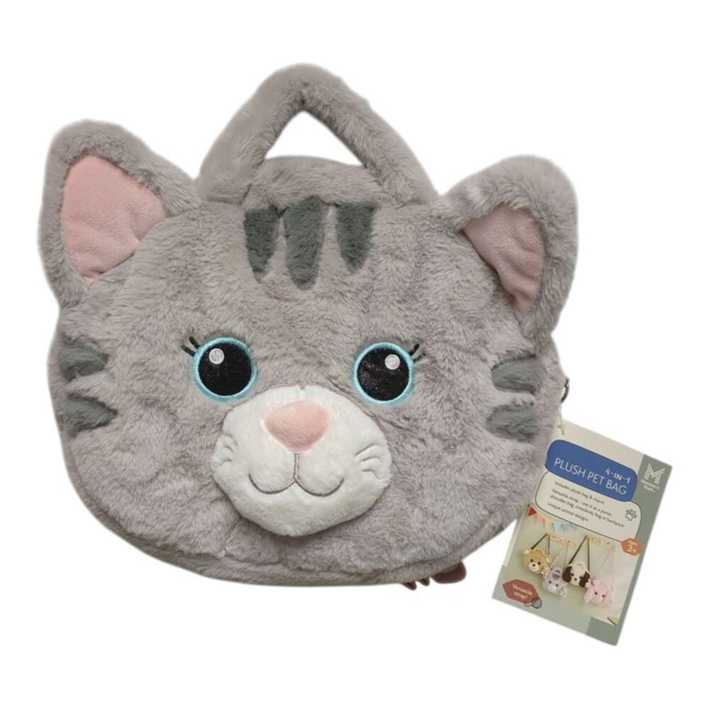 Member's Mark Lightweight 4-in-1 Soft & Plush Pet Bag with Keychain - Cat